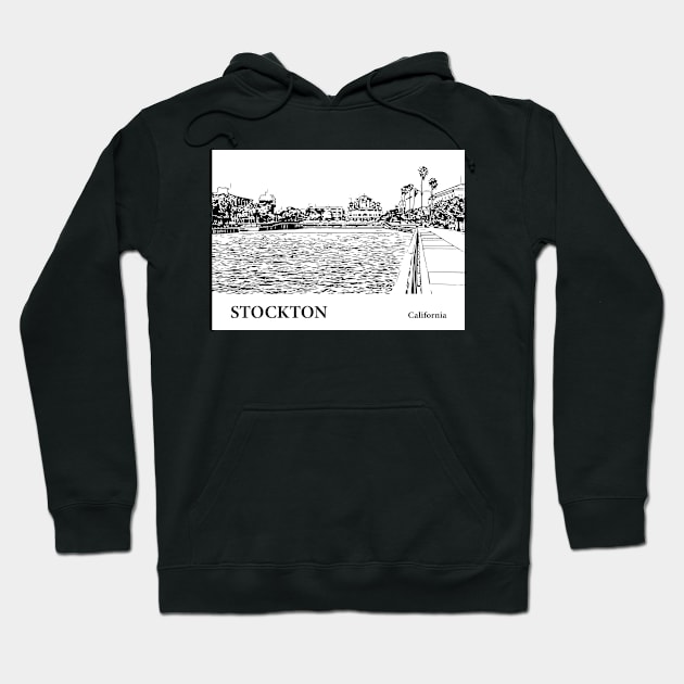 Stockton - California Hoodie by Lakeric